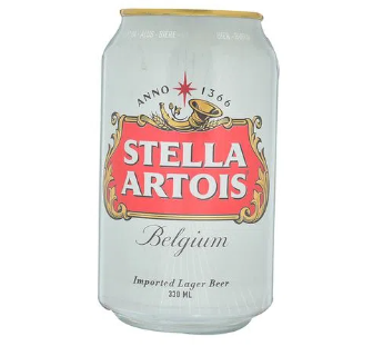 Cerveza Importada Stella Artois lata 330 mL