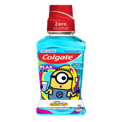 Enjuague bucal colgate plax kids minions 250ml