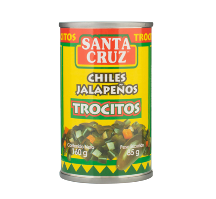 Chile Jalapeño Santa Cruz Trocitos 160g