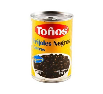 Frijol entero toño negro 420g