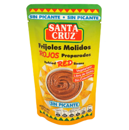 Frijol Molido Rojo Santa Cruz sin picante DP 227g