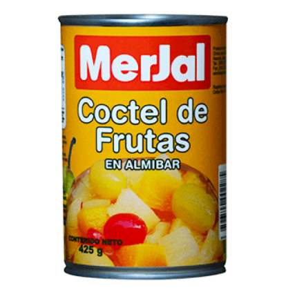 Frutas Mixtas En Almibar Merjal 452g