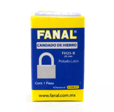 Candado de hierro Fanal caja 25mm FH25-B