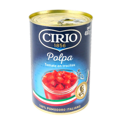 Tomate en trocitos Marca Cirio 400gr