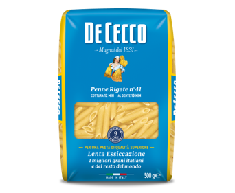 Pasta Plumas Pënne Rigate N°41 DE CECCO 500g