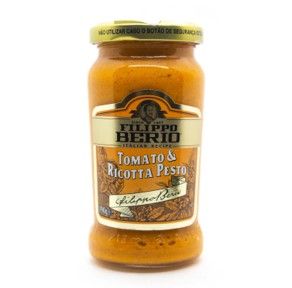 Pesto Italiano Filippo Berio con tomate Frasco 190g