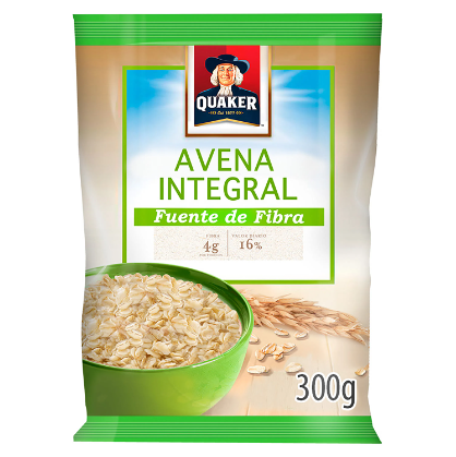 Avena integral quaker 300g