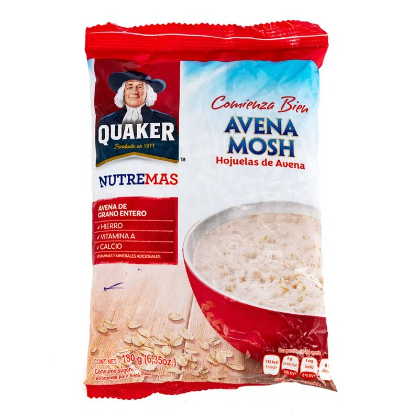 Avena Hojuela, Marca Quaker, 180g