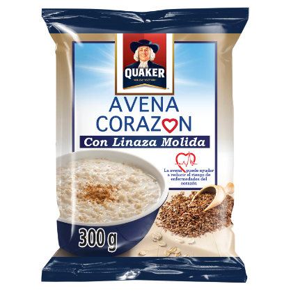 Avena Corazón con Linaza Molida Quaker 300g