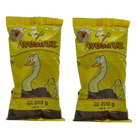 Café Molido Avestruz 2Pack C/U 200g