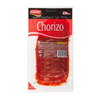 Embutido chorizo Extra Lonchas Espuña 12 rebanadas