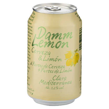 Cerveza imp Damm Limon Lata 330mL