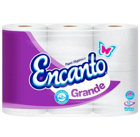 Papel Higiénico Encanto Grande  350 H 12 rollos