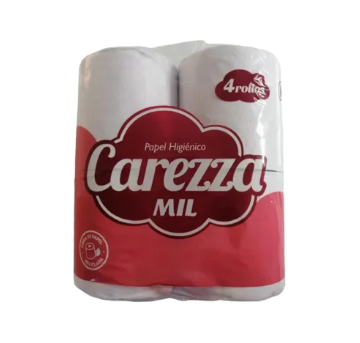 Papel Higienico Carezza 4 rollos