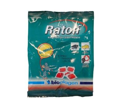 Raticida en Cebo Fresco, Ratolí 50g