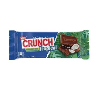 Chocolate Crunch tropical coco Marca Nestle 43.9g