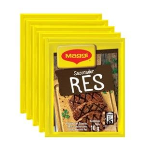 Sazonador  Res  Maggi 10g 5 sobres