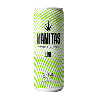 Mamitas Tequila Con Soda Lime 5% Alcohol 355m