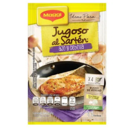 Jugoso Al Sartén Ajo Cebolla 23.4h Maggi