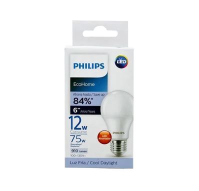 Bombillo Phillips 12w Luz Blanca