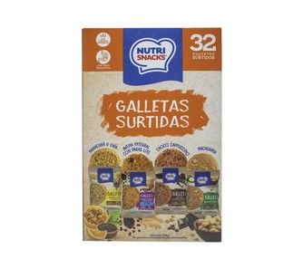 NutriSnacks Galletas Surtidas 32 unidades/24 g
