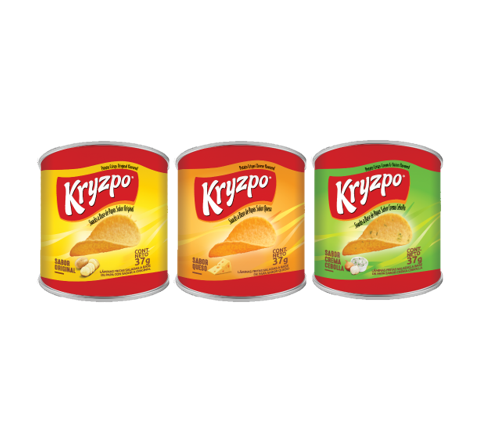 Oferta papa Kryzpo queso - cebolla - original 37g c/u