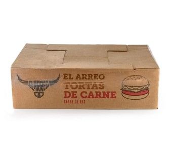 Torta de Carne El Arreo 1/4 de Libra caja 72 unidades