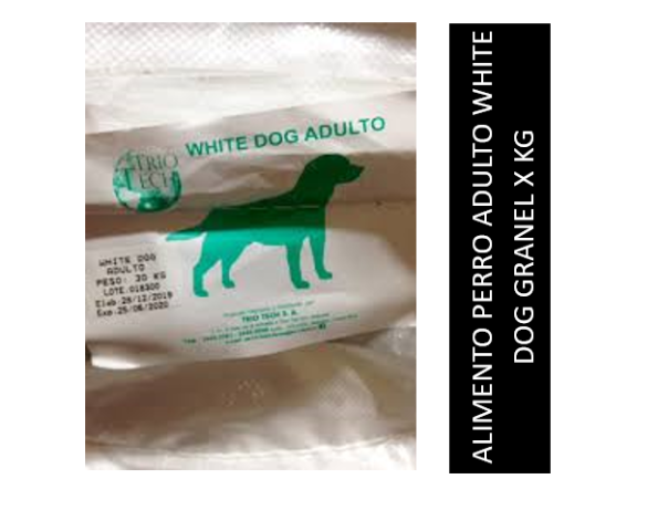 Alimento perro White Dog adulto grane x kg